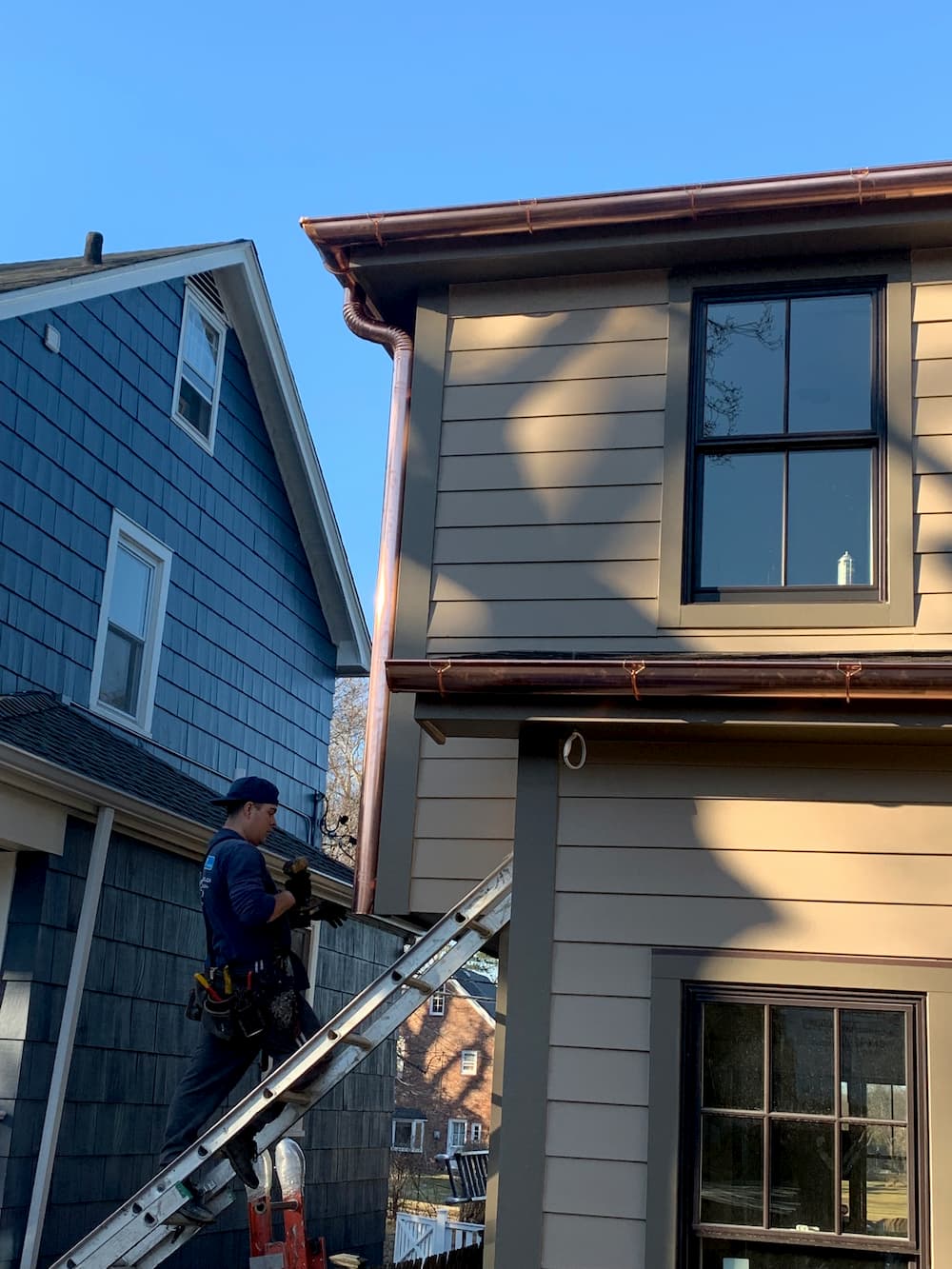 copper gutters copper gutters