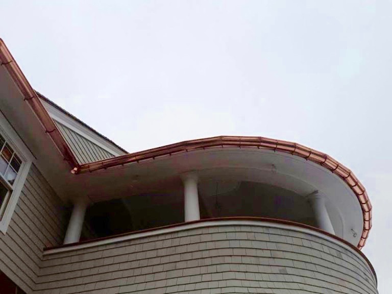 Radius Gutters KStyle or HalfRound Seamless Gutters